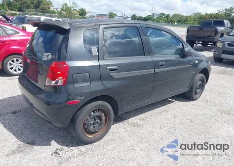 2007 Chevrolet Aveo 5 Ls из США, поврежденный, VIN KL1TD66637B719426